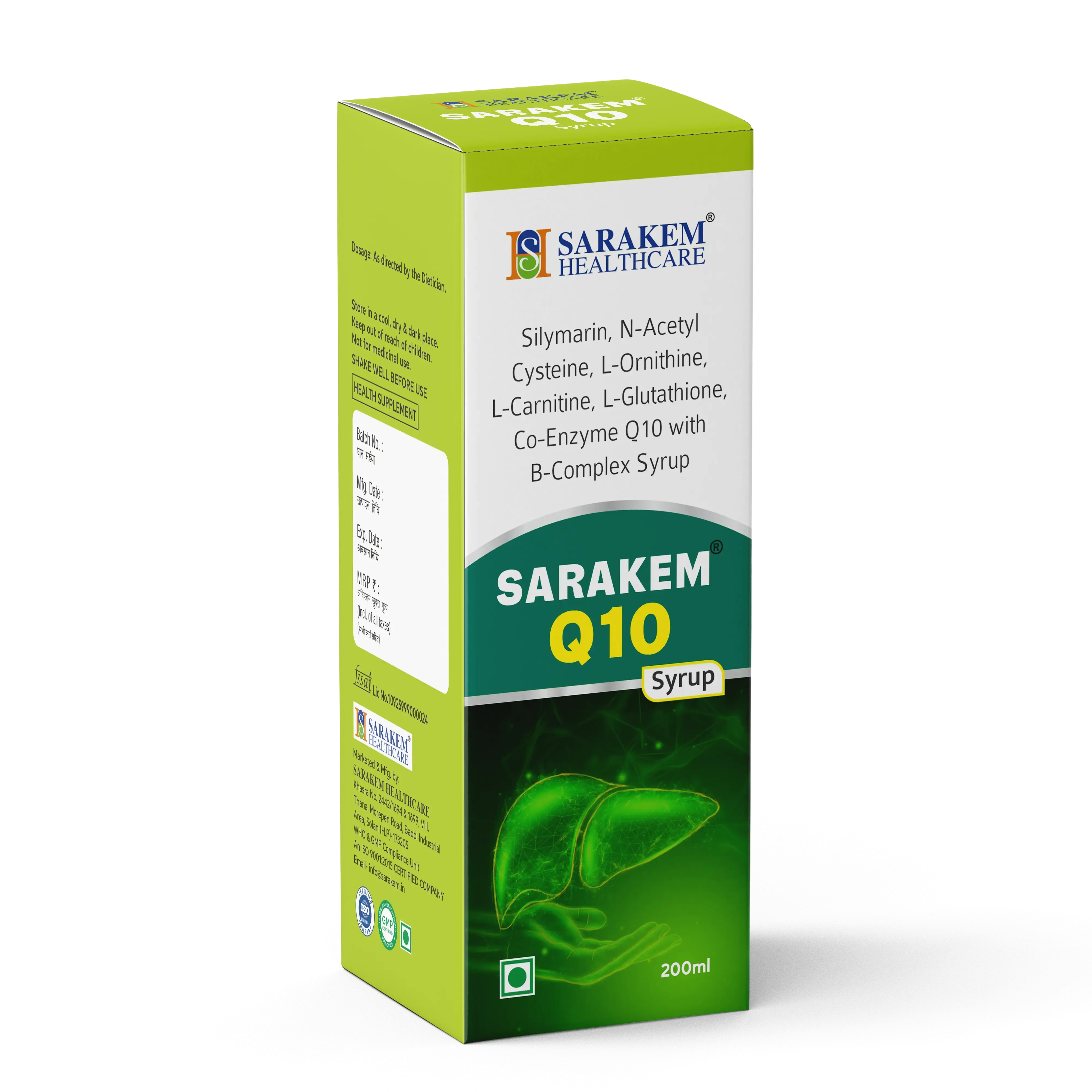 Composition of Sarakem-Q10