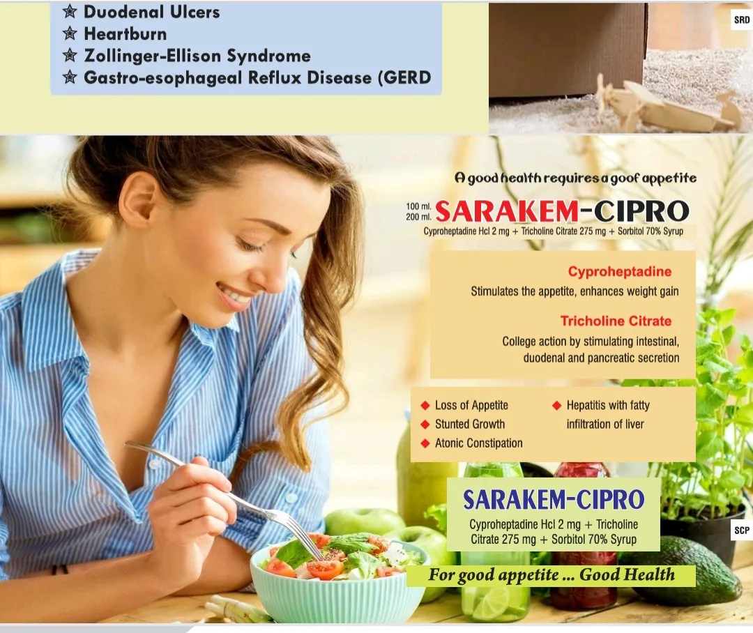 Composition of SARAKEM CIPRO