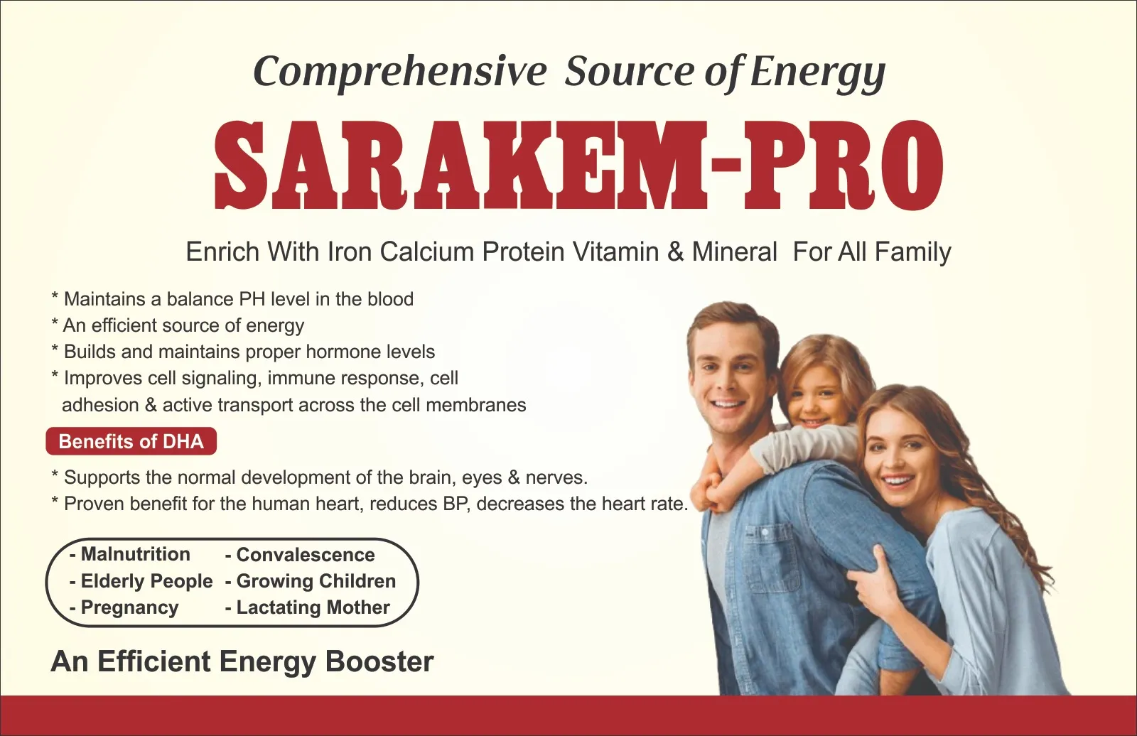 Composition of SARAKEMPRO