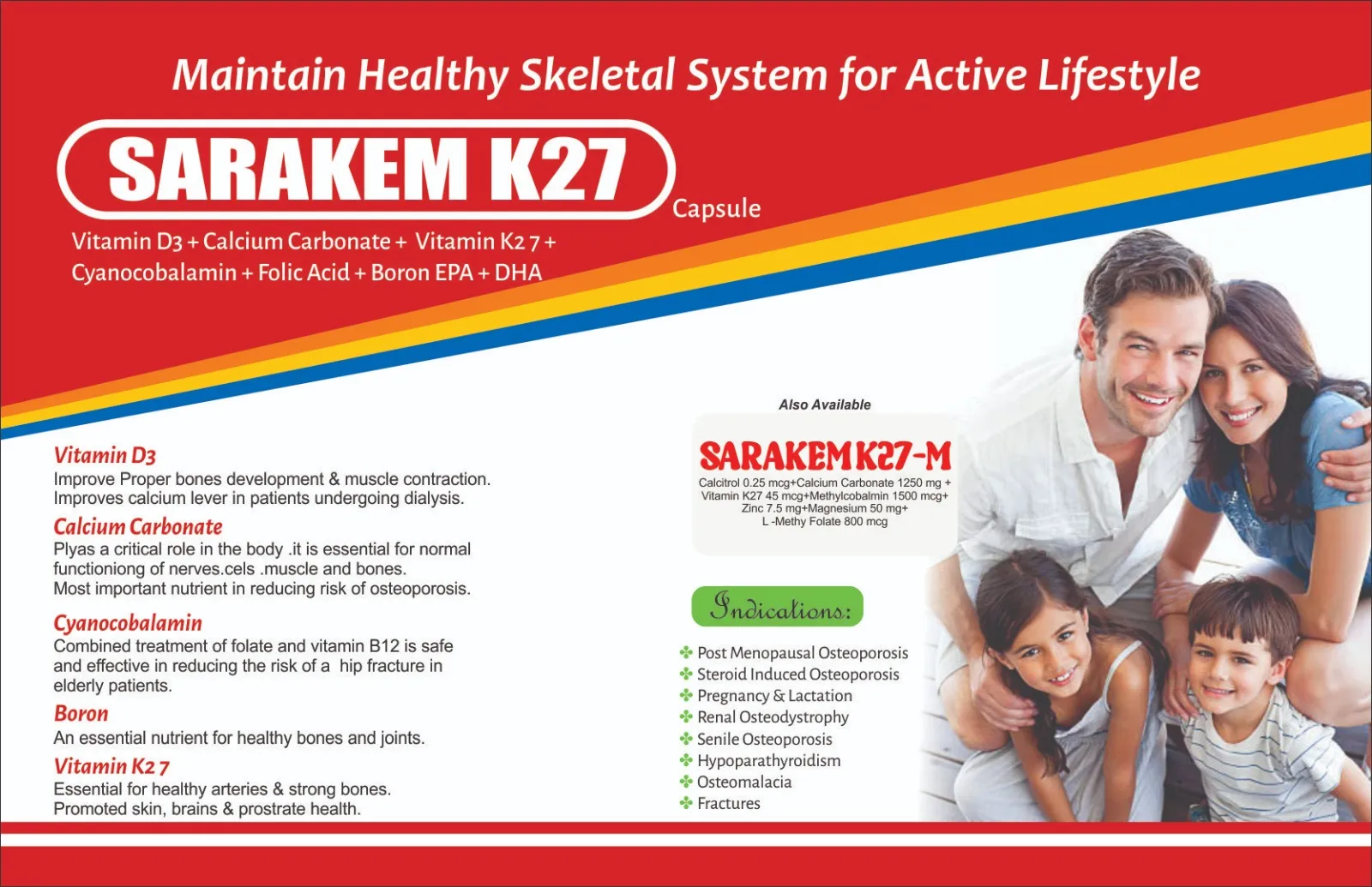 Composition of SARAKEM-K27